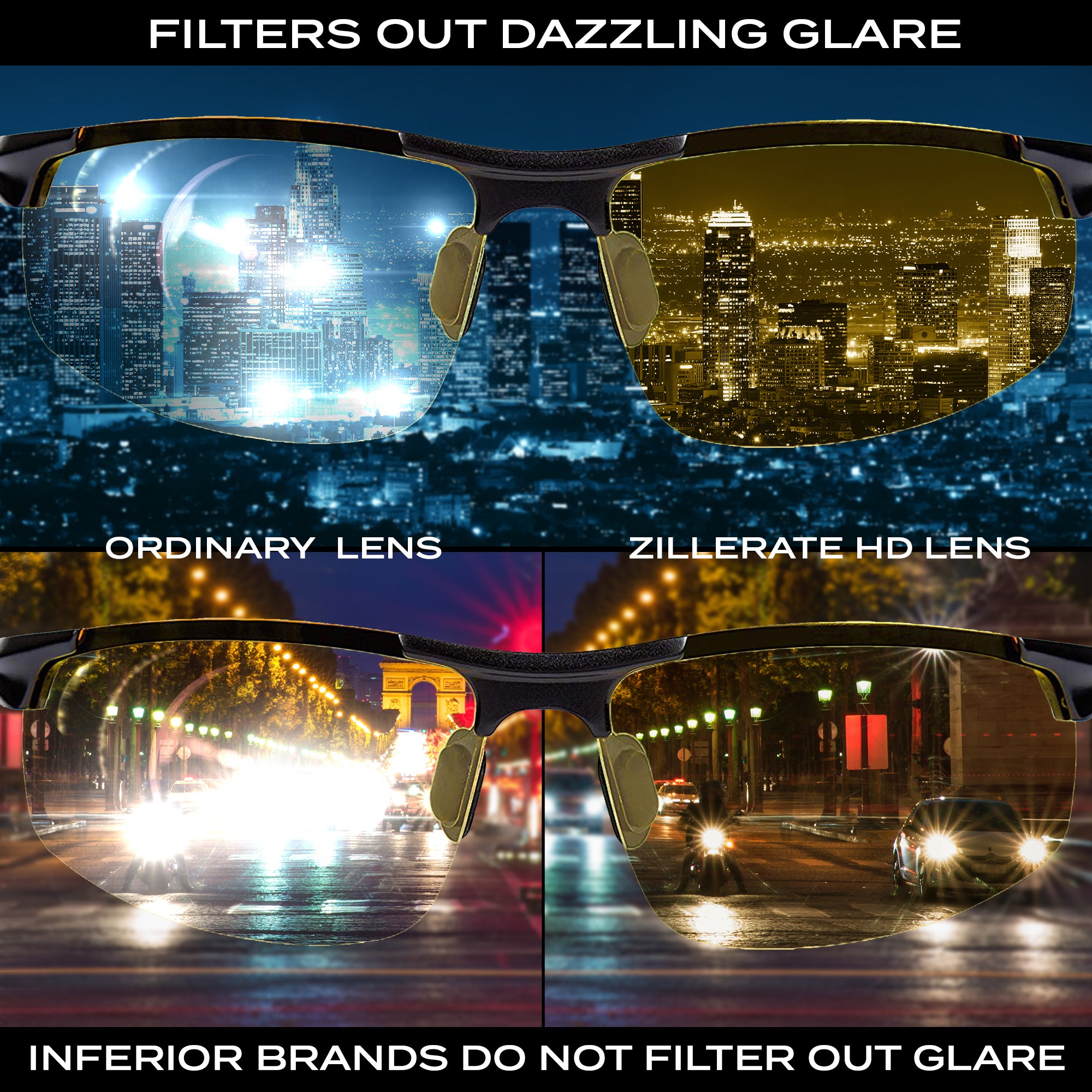 Polarized hd night driving 2024 glasses